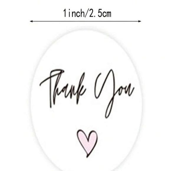 500 pc Thank You Sticker Roll - Picture 4 of 4